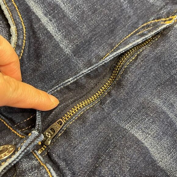 Rag & Bone womens distress skinny jeans sz 27 high rise dark wash blue jeans - Picture 12 of 12